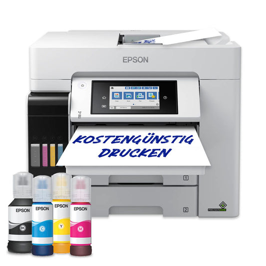 EPSON EcoTank Pro ET-5885 4 in 1 Tintenstrahl-Multifunktionsdrucker grau | C11CJ28405