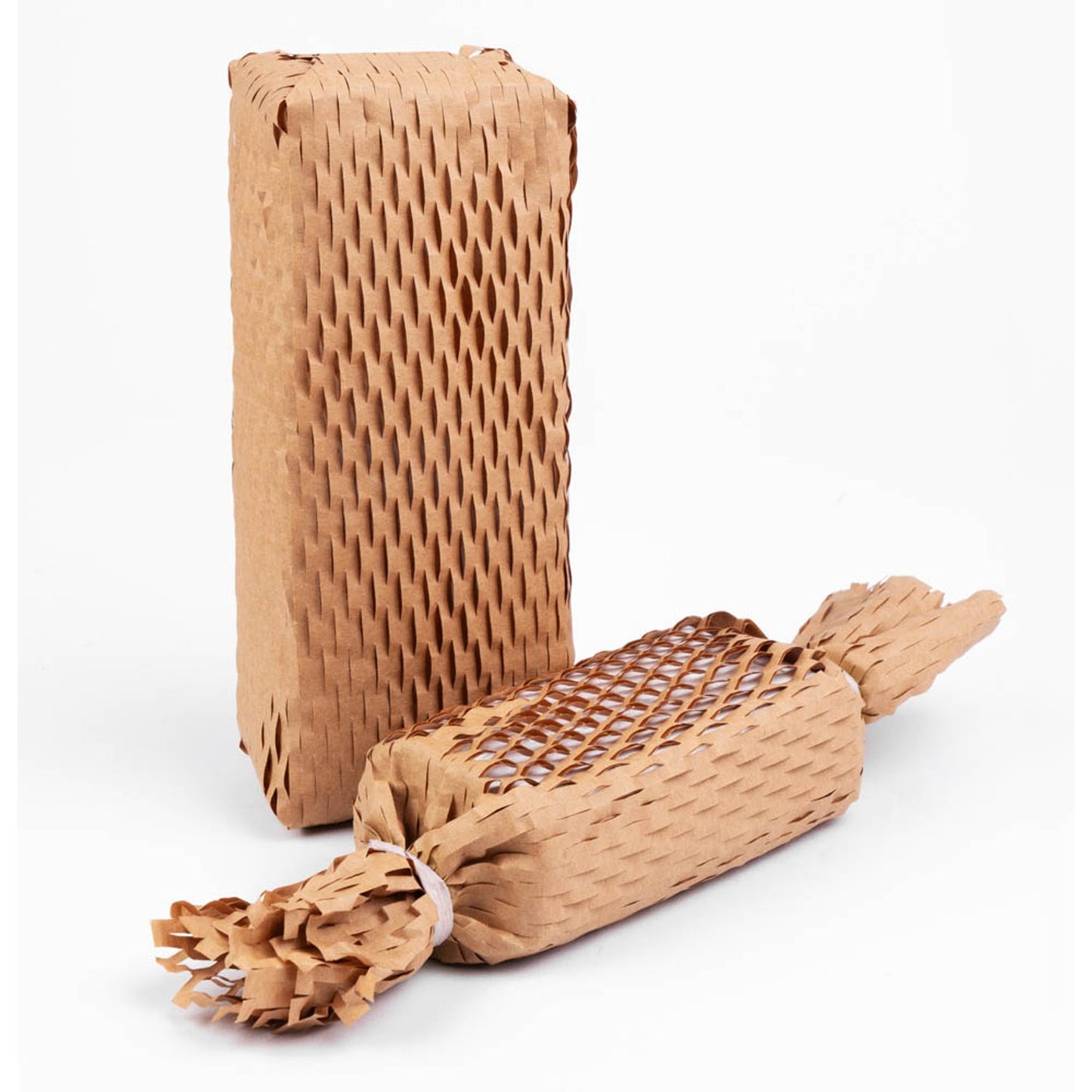 sax design Waben-Packpapier 20,0 cm x 20,0 m braun | 2-350-01
