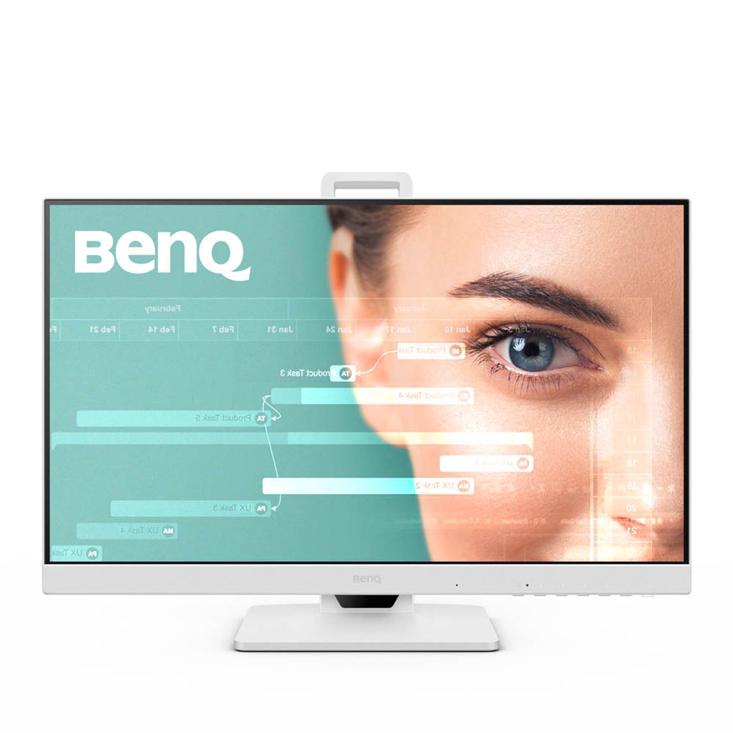BenQ GW2486TC Monitor 61,0 cm (24,0 Zoll) weiß | 9H.LMLLB.QBE