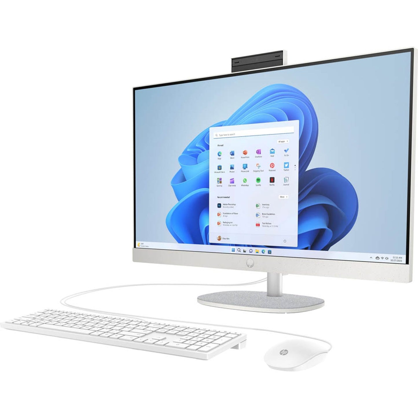 HP 27-cr1001ng All-in-One PC, 16 GB RAM, 512 GB SSD, Intel Core Ultra 7 155U | A45CSEA#ABD