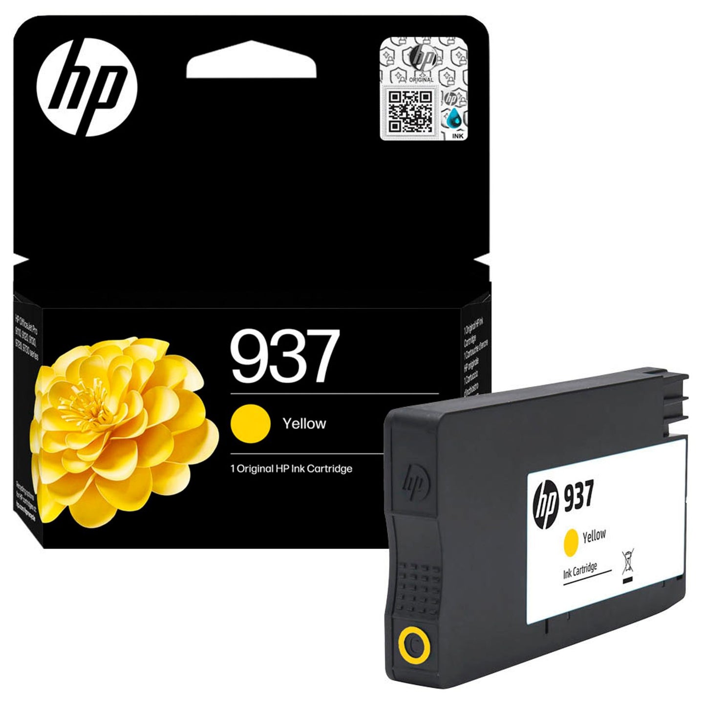 HP 937 () gelb Druckerpatrone | 4S6W4NE