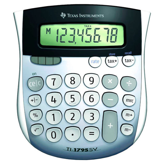 TEXAS INSTRUMENTS TI-1795 SV Taschenrechner silber/schwarz | 1795SV/FBL/11E1/C