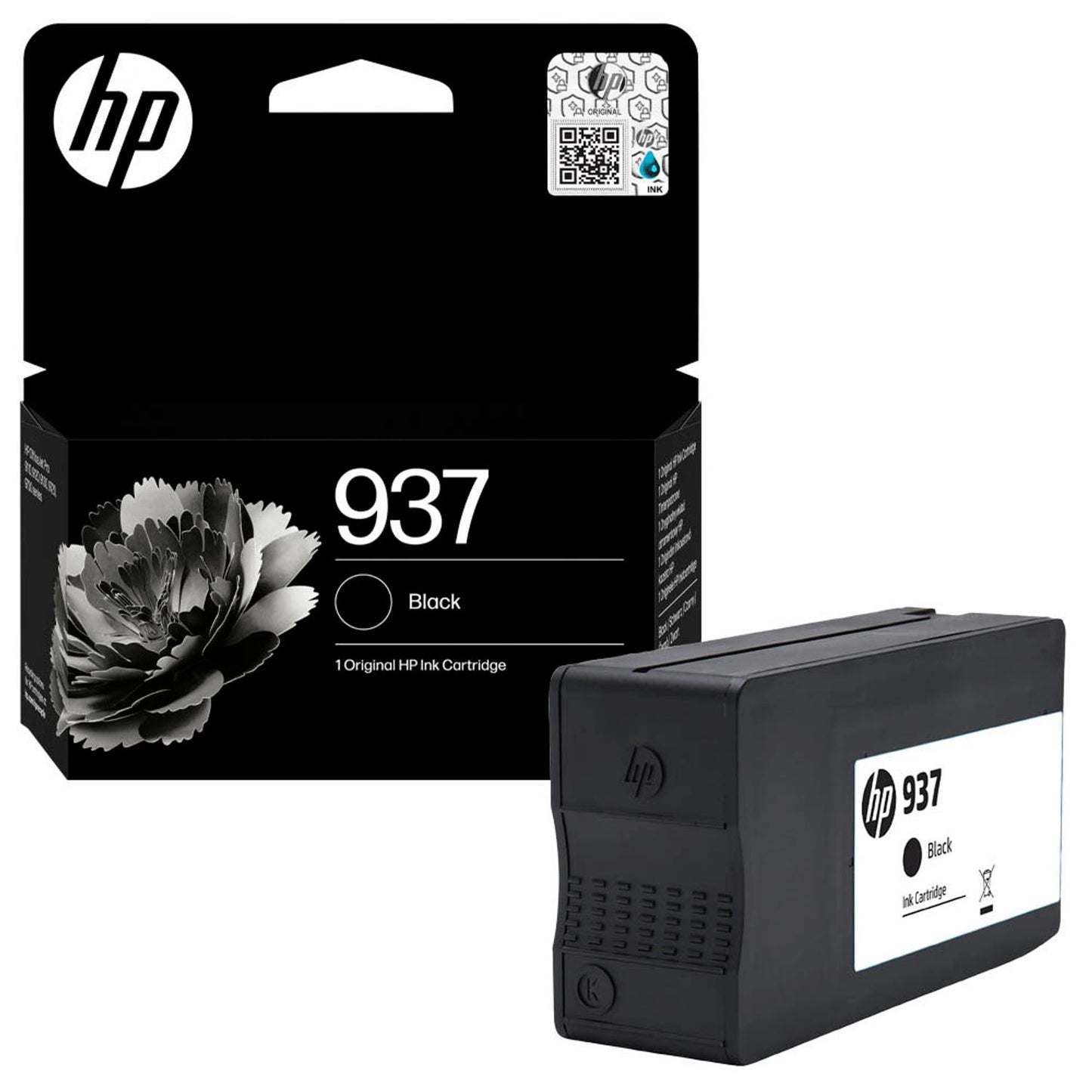 HP 937 () schwarz Druckerpatrone | 4S6W5NE