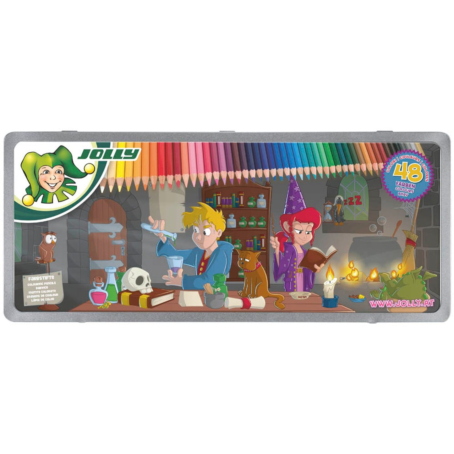 JOLLY SUPERSTICKS Magic KKL BOXX Buntstifte farbsortiert | 3000-0526 | 1 Pack = 48 St.