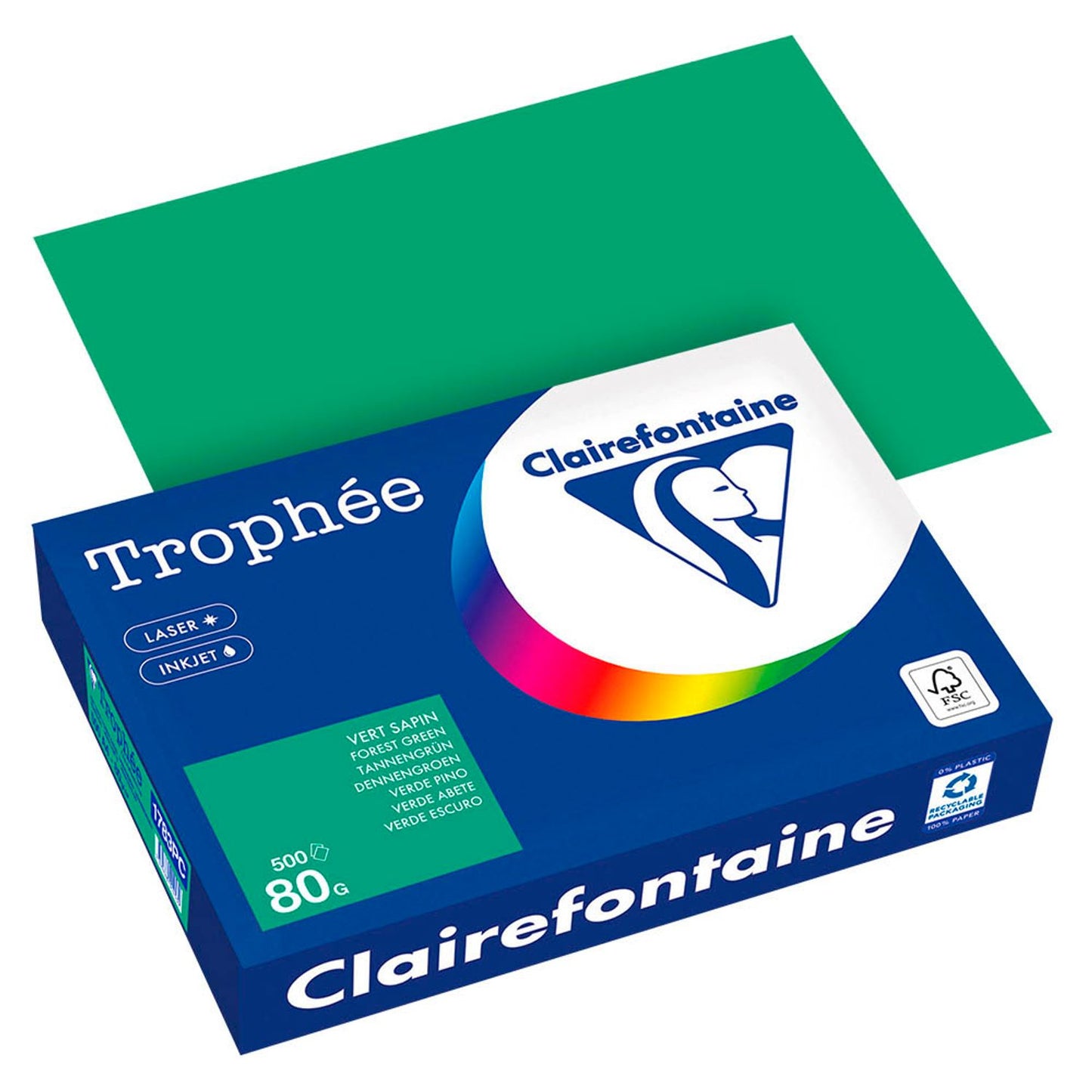 Clairefontaine Kopierpapier Trophée DIN A4 80 g/qm 500 Blatt