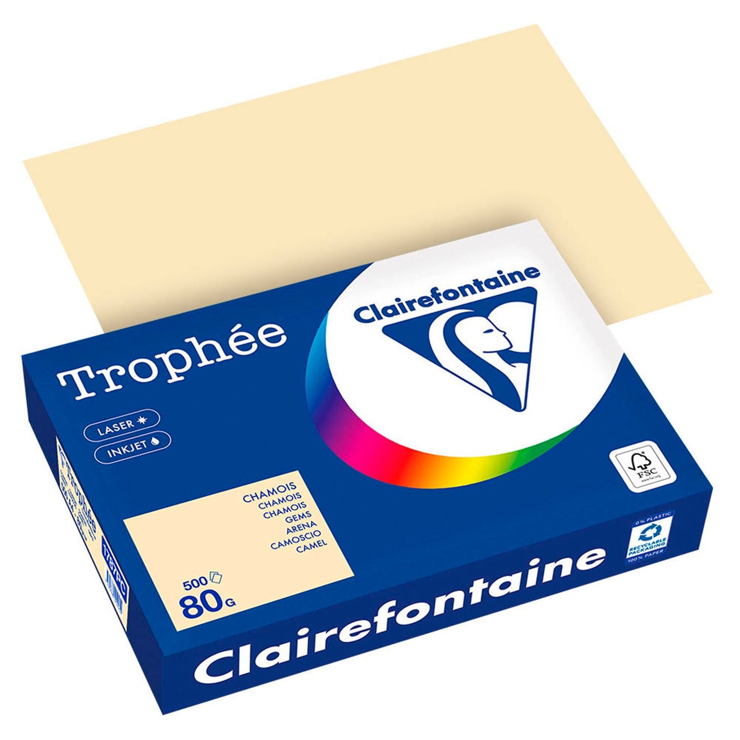 Clairefontaine Kopierpapier Trophée DIN A4 80 g/qm 500 Blatt