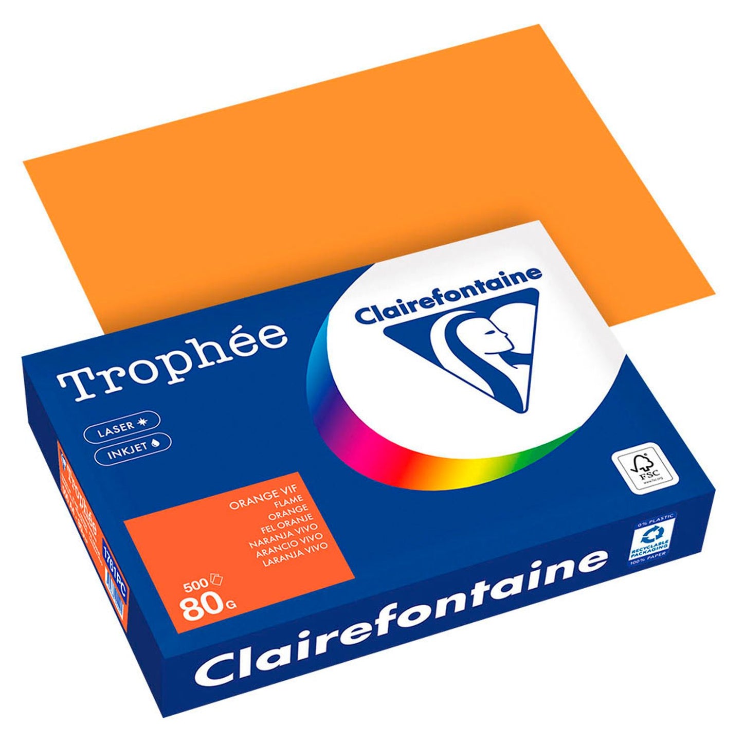 Clairefontaine Kopierpapier Trophée DIN A4 80 g/qm 500 Blatt