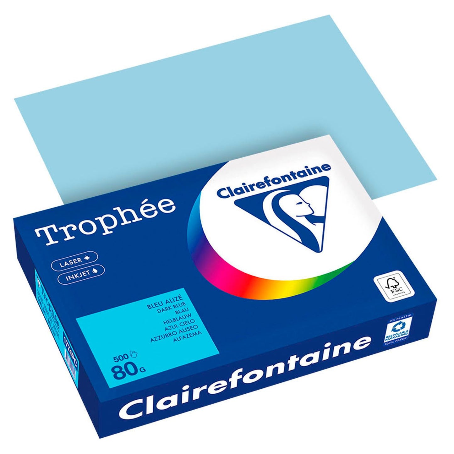Clairefontaine Kopierpapier Trophée DIN A4 80 g/qm 500 Blatt