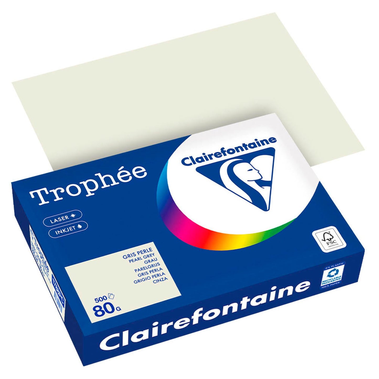Clairefontaine Kopierpapier Trophée DIN A4 80 g/qm 500 Blatt