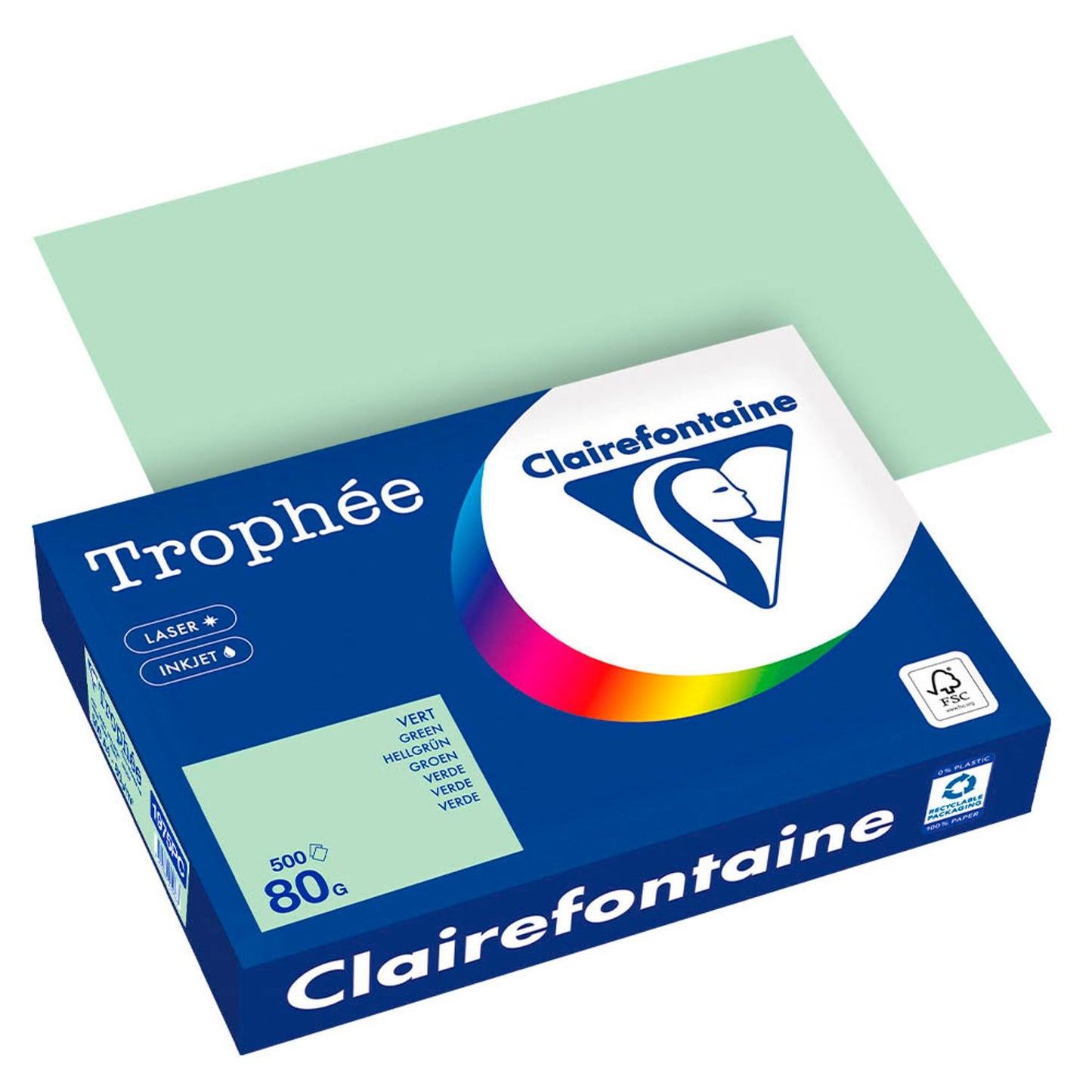 Clairefontaine Kopierpapier Trophée DIN A4 80 g/qm 500 Blatt