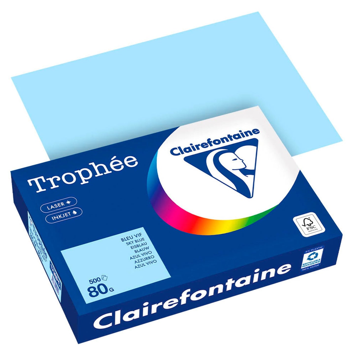 Clairefontaine Kopierpapier Trophée DIN A4 80 g/qm 500 Blatt