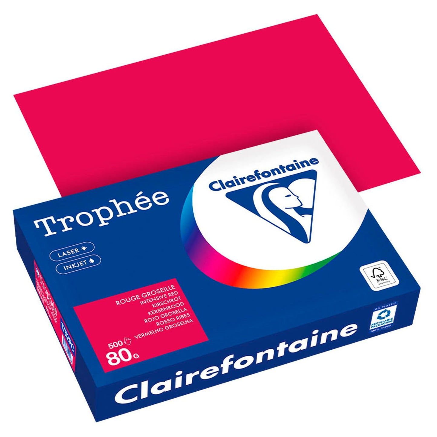 Clairefontaine Kopierpapier Trophée DIN A4 80 g/qm 500 Blatt