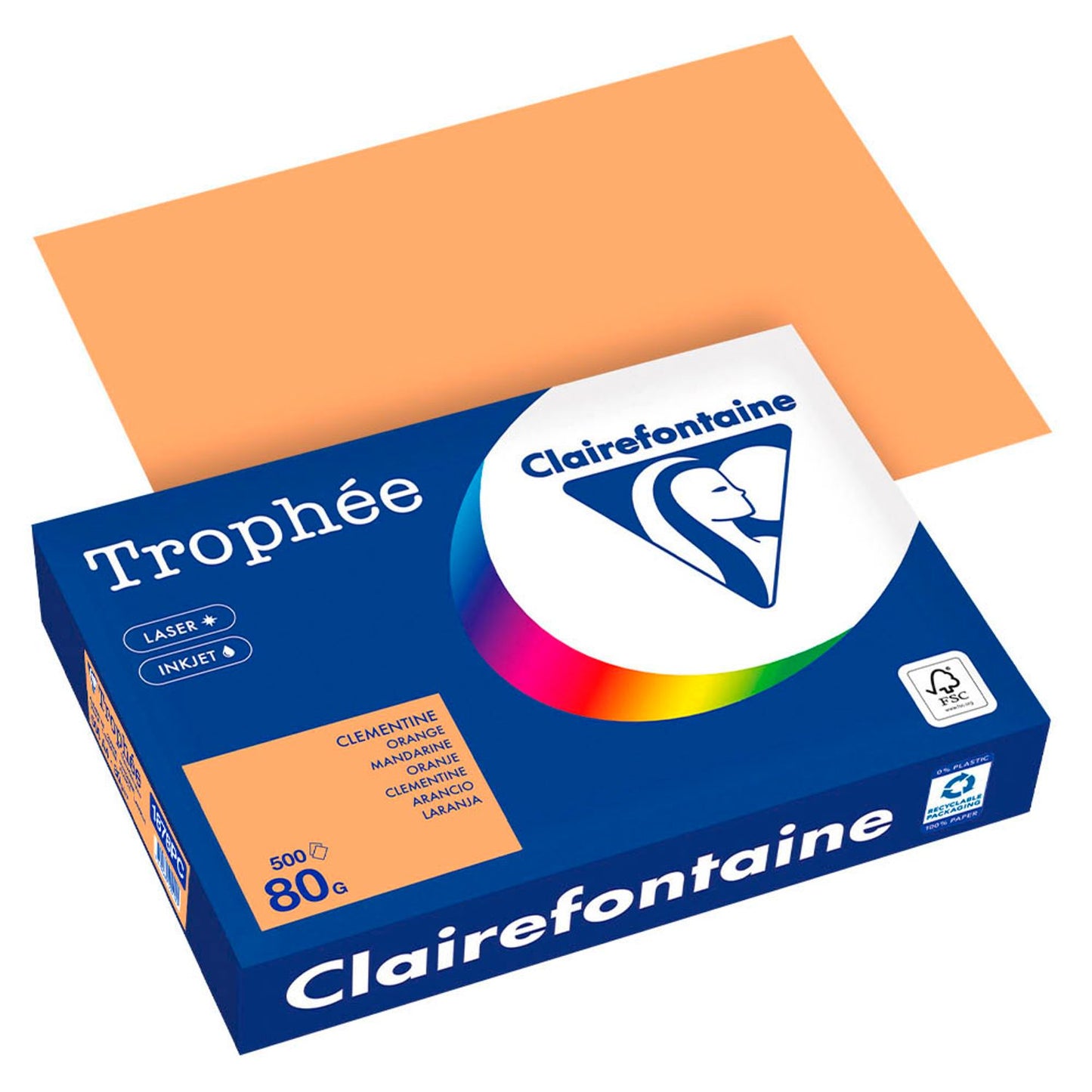 Clairefontaine Kopierpapier Trophée DIN A4 80 g/qm 500 Blatt