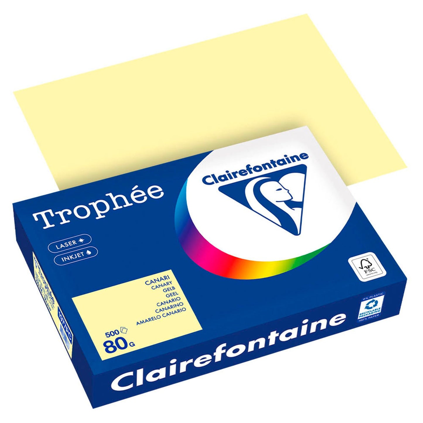 Clairefontaine Kopierpapier Trophée DIN A4 80 g/qm 500 Blatt