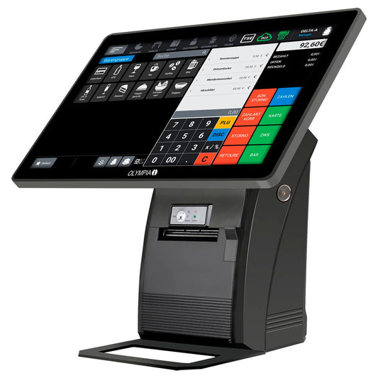 OLYMPIA Registrierkasse T215 (ohne TSE-Lizenz) schwarz | 942151000