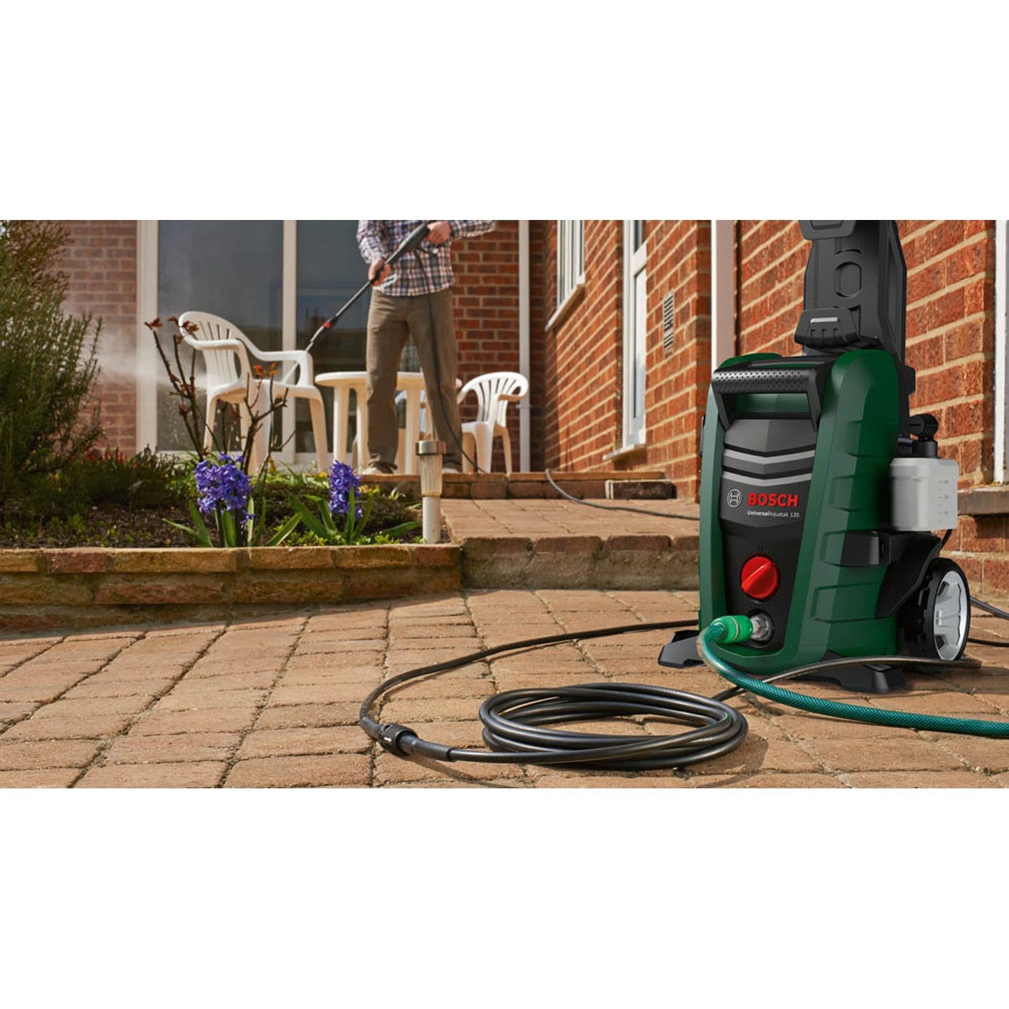 BOSCH Home & Garden Schlauchverlängerung für Hochdruckreiniger | F016800361