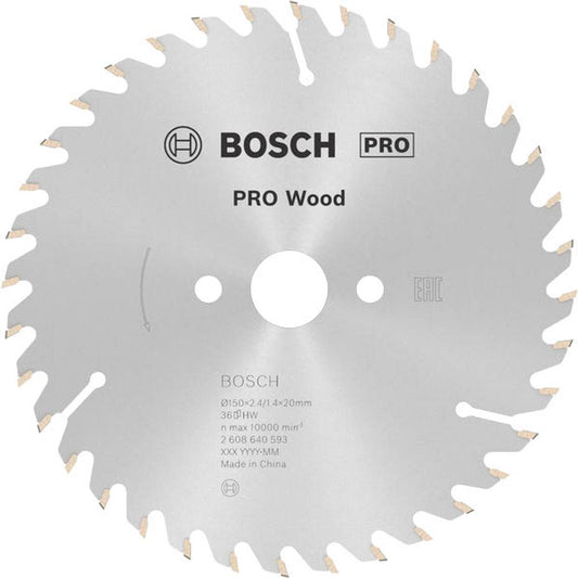 BOSCH PRO Wood Kreissägeblatt 150,0 mm, 30 Zähne | 2608640593