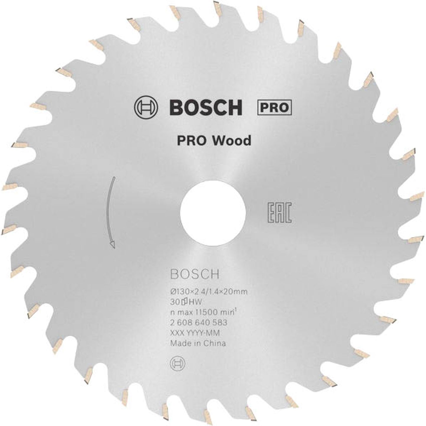 BOSCH PRO Wood Kreissägeblatt 130,0 mm, 30 Zähne | 2608640583