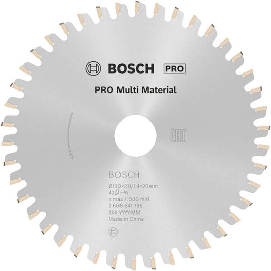BOSCH PRO Multi Material Kreissägeblatt 130,0 mm, 42 Zähne | 2608641195