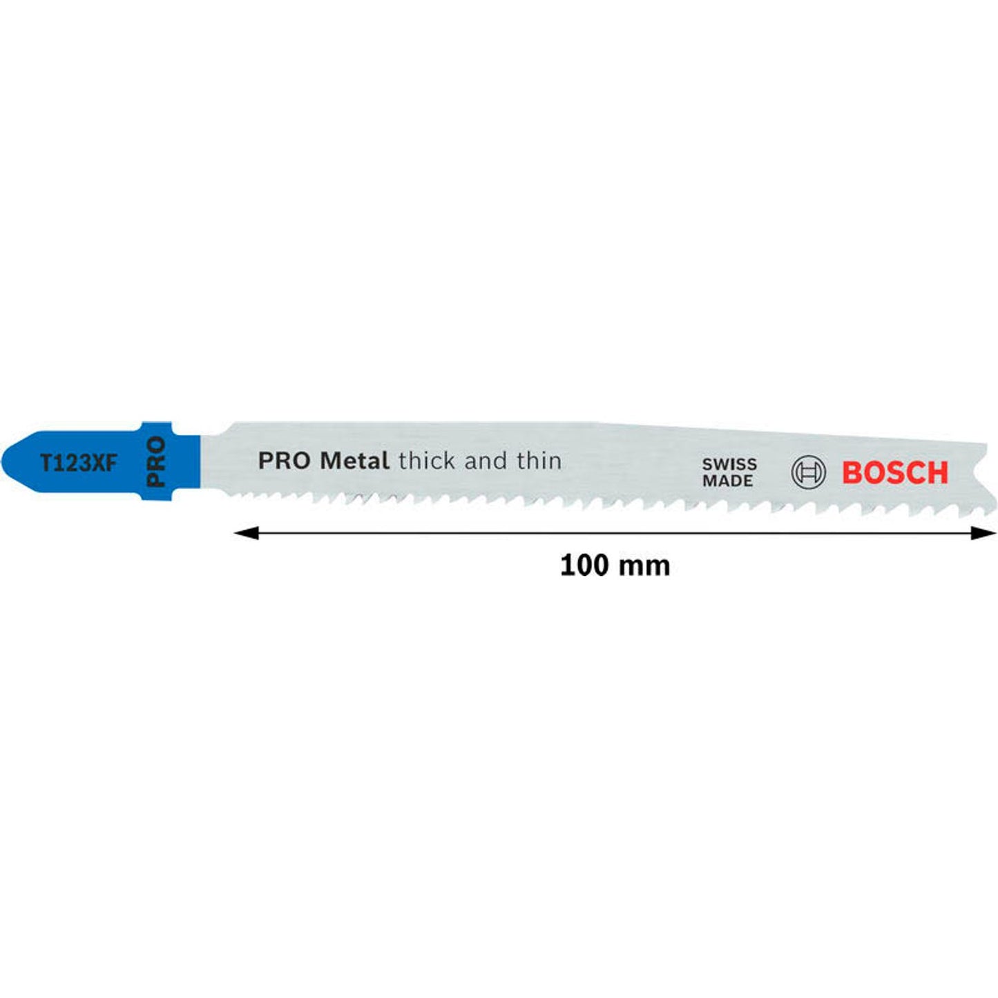 BOSCH PRO T123XF Stichsägeblätter | 2608638473 | 1 Pack = 5 St.