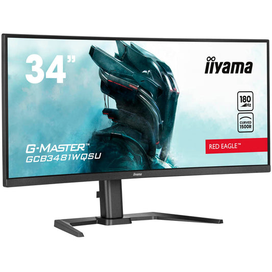 iiyama G-MASTER Curved Monitor 86,0 cm (34,0 Zoll) schwarz | GCB3481WQSU-B1