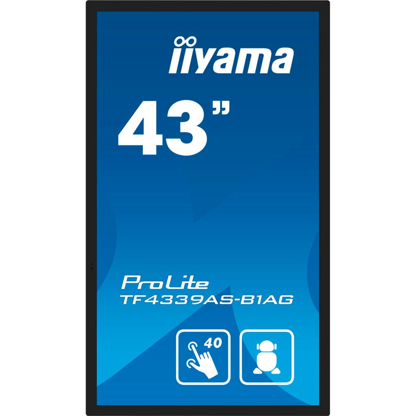 iiyama ProLite TF4339ASB1AG UHD-Touch-Display 108,0 cm (43,0 Zoll) | TF4339AS-B1AG