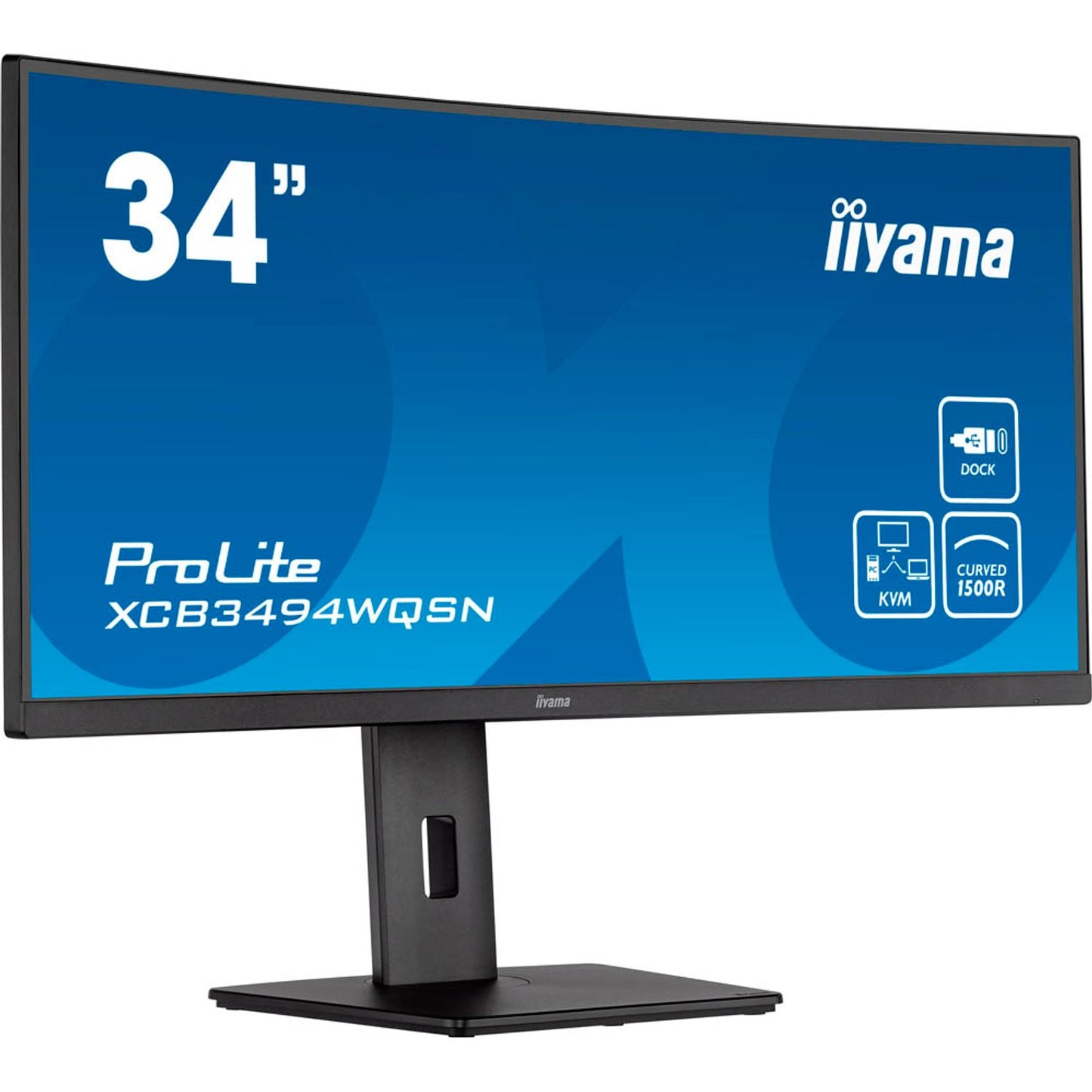 iiyama PROLITE Curved Monitor 86,0 cm (34,0 Zoll) schwarz | XCB3494WQSN-B5