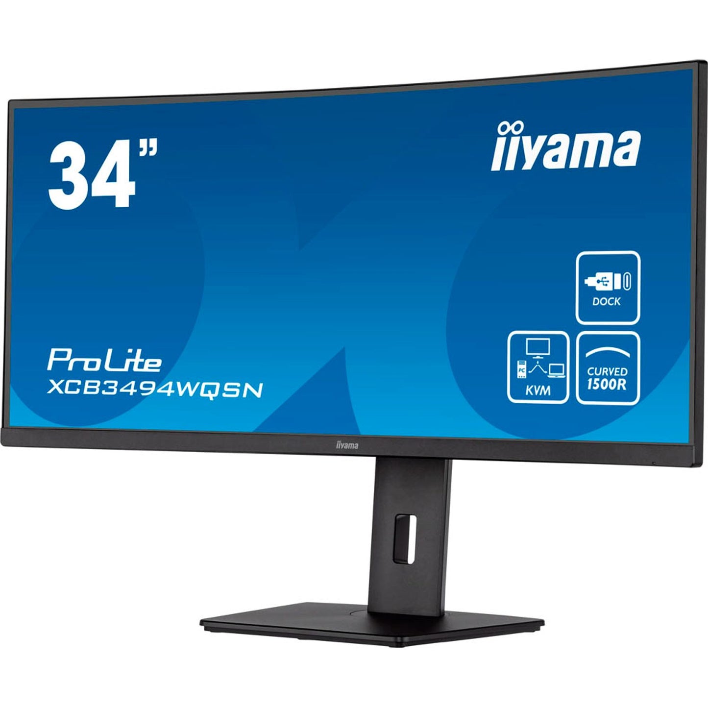 iiyama PROLITE Curved Monitor 86,0 cm (34,0 Zoll) schwarz | XCB3494WQSN-B5