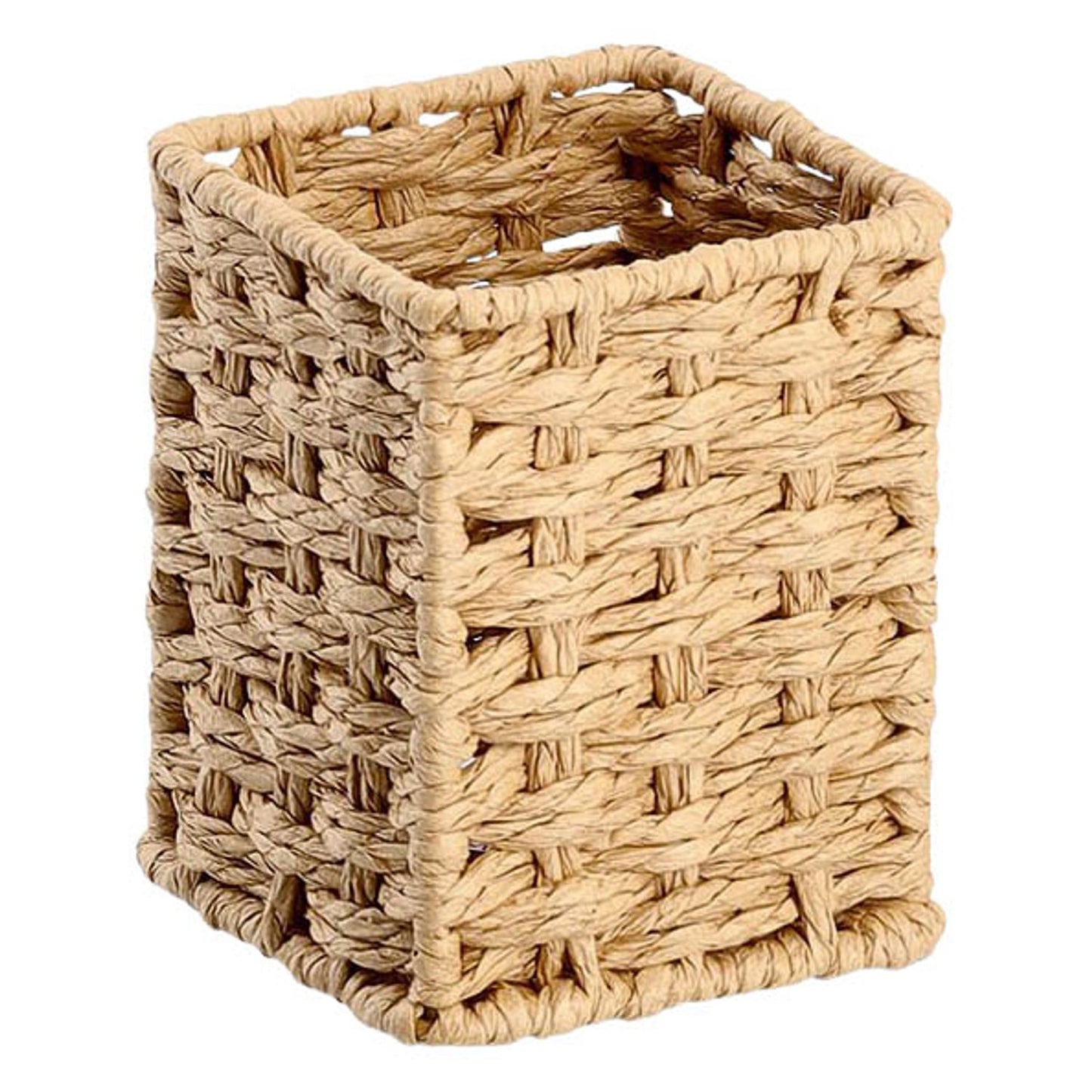 Zeller Stiftehalter Papiergeflecht natur Papiergeflecht 8,0 x 8,0 x 10,7 cm | 15210