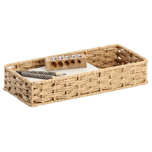 Zeller Schreibtisch-Organizer Papiergeflecht natur Papiergeflecht 11,0 x 24,0 x 4,5 cm | 15211