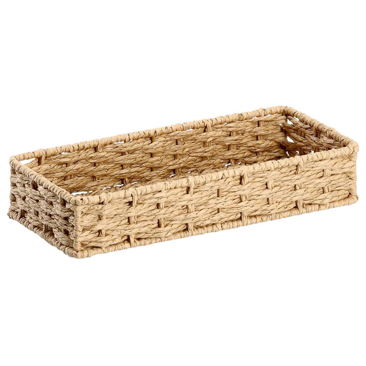 Zeller Schreibtisch-Organizer Papiergeflecht natur Papiergeflecht 11,0 x 24,0 x 4,5 cm | 15211