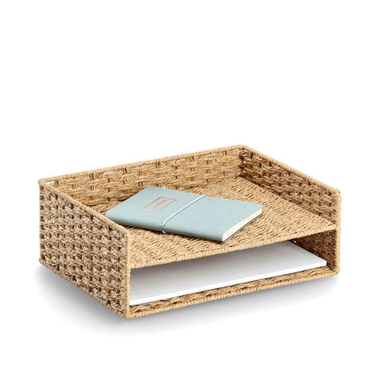 Zeller Briefablage Papiergeflecht natur | 15214