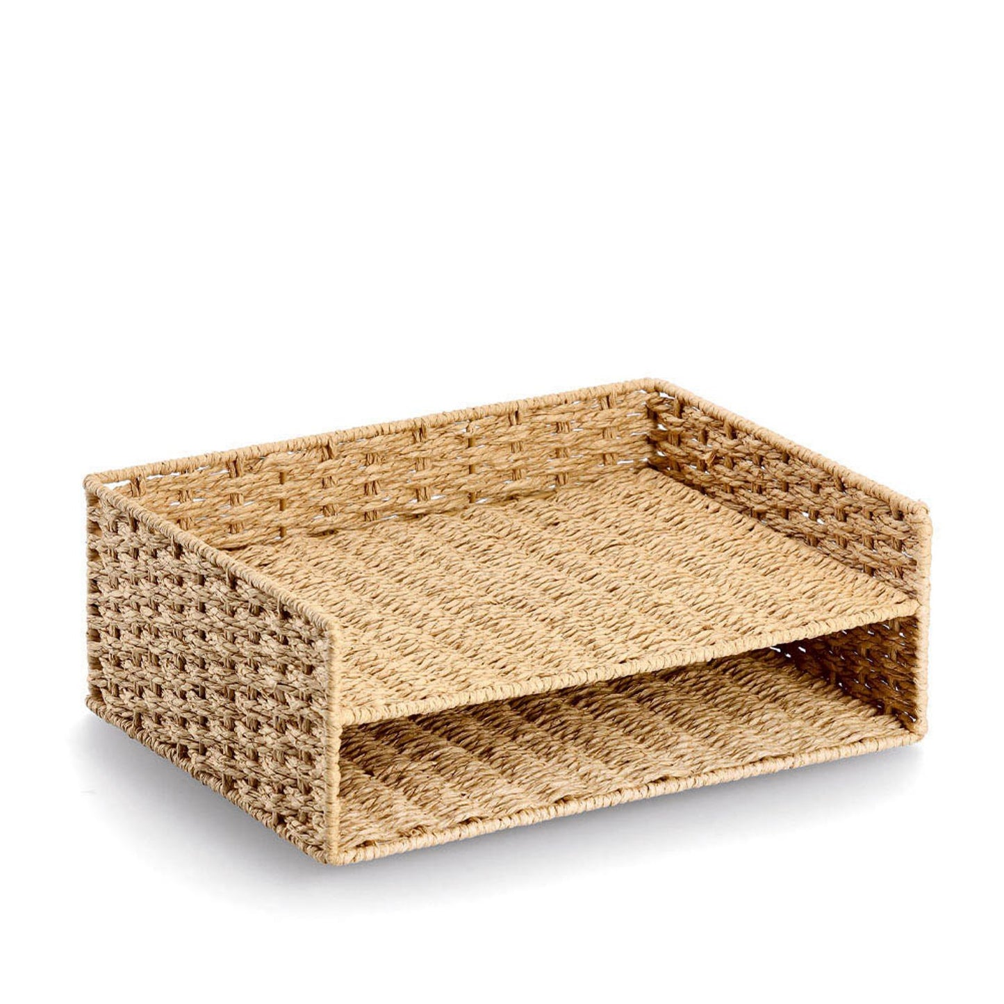 Zeller Briefablage Papiergeflecht natur | 15214
