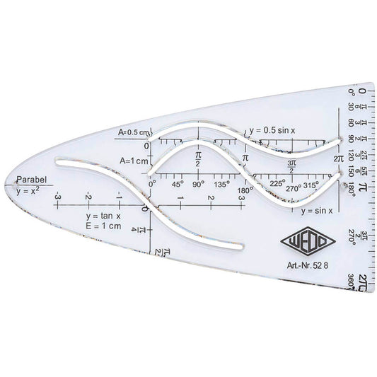 WEDO Parabelschablone transparent | 528