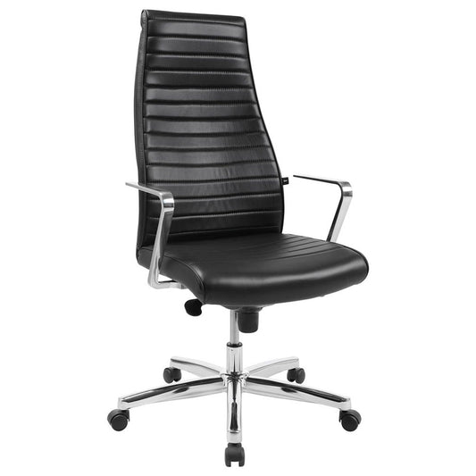 Topstar Chefsessel Chairman X, Leder schwarz, Gestell chrom | 9089R A80