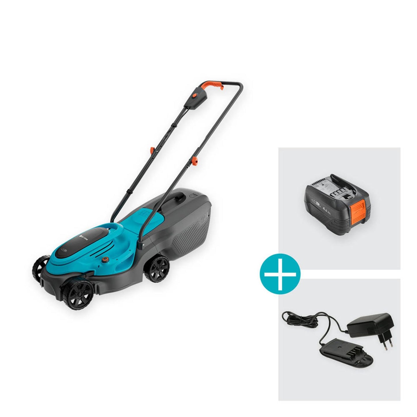 GARDENA EasyMax Akku-Rasenmäher 18,0 V für bis zu 150,0 m²