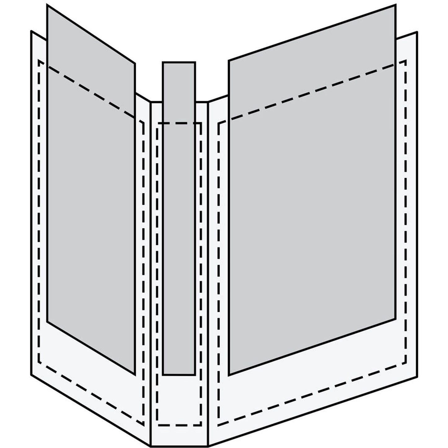 LEITZ Präsentationsringbücher 2-Ringe weiß 2,9 cm DIN A4 | 42770001 | 1 Pack = 6 St.