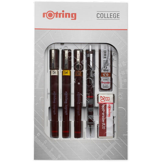 rotring Isograph College-Set Tuschefüller-Set schwarz | S0699380