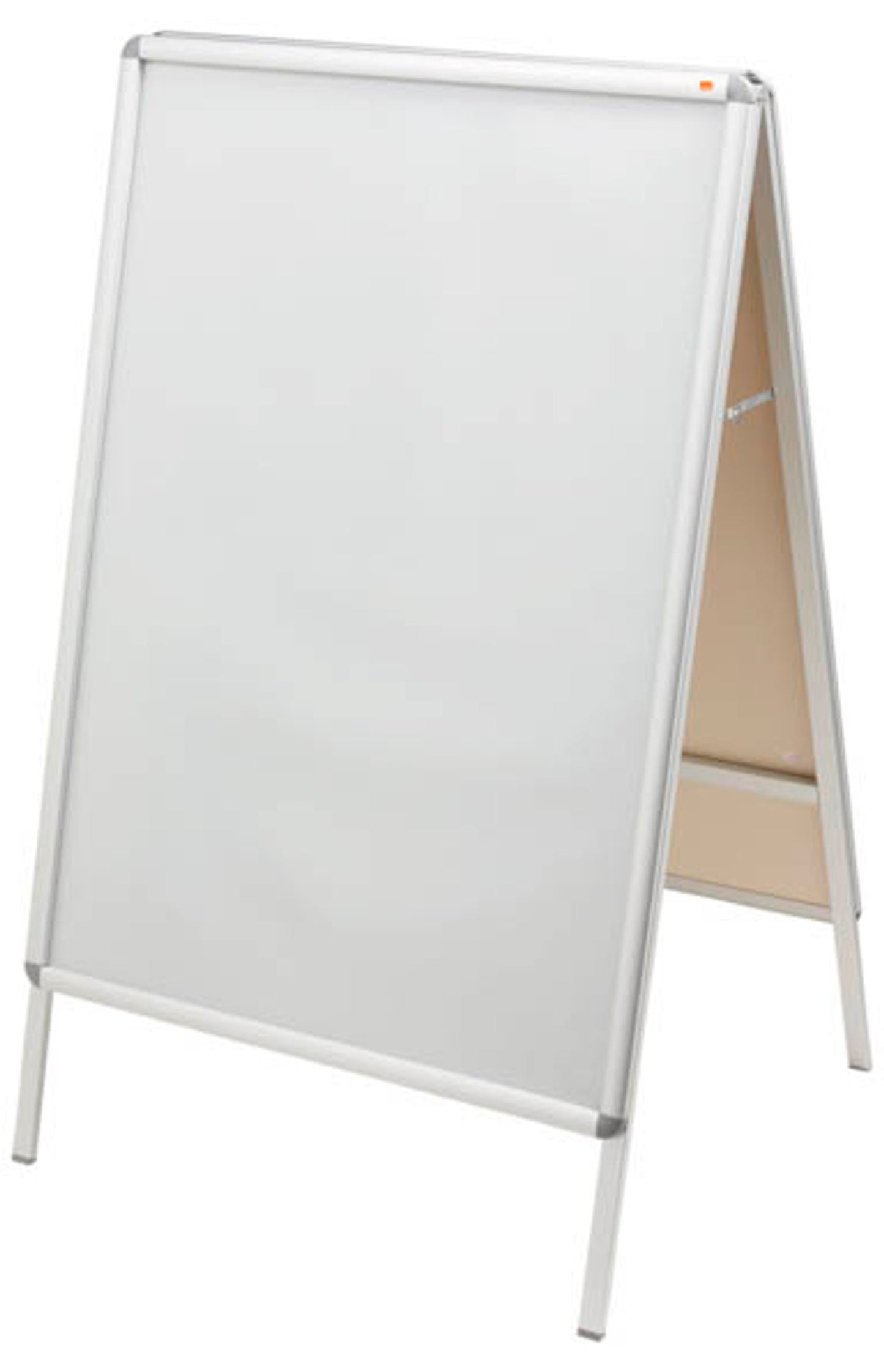 nobo Kundenstopper silber 2 Fächer