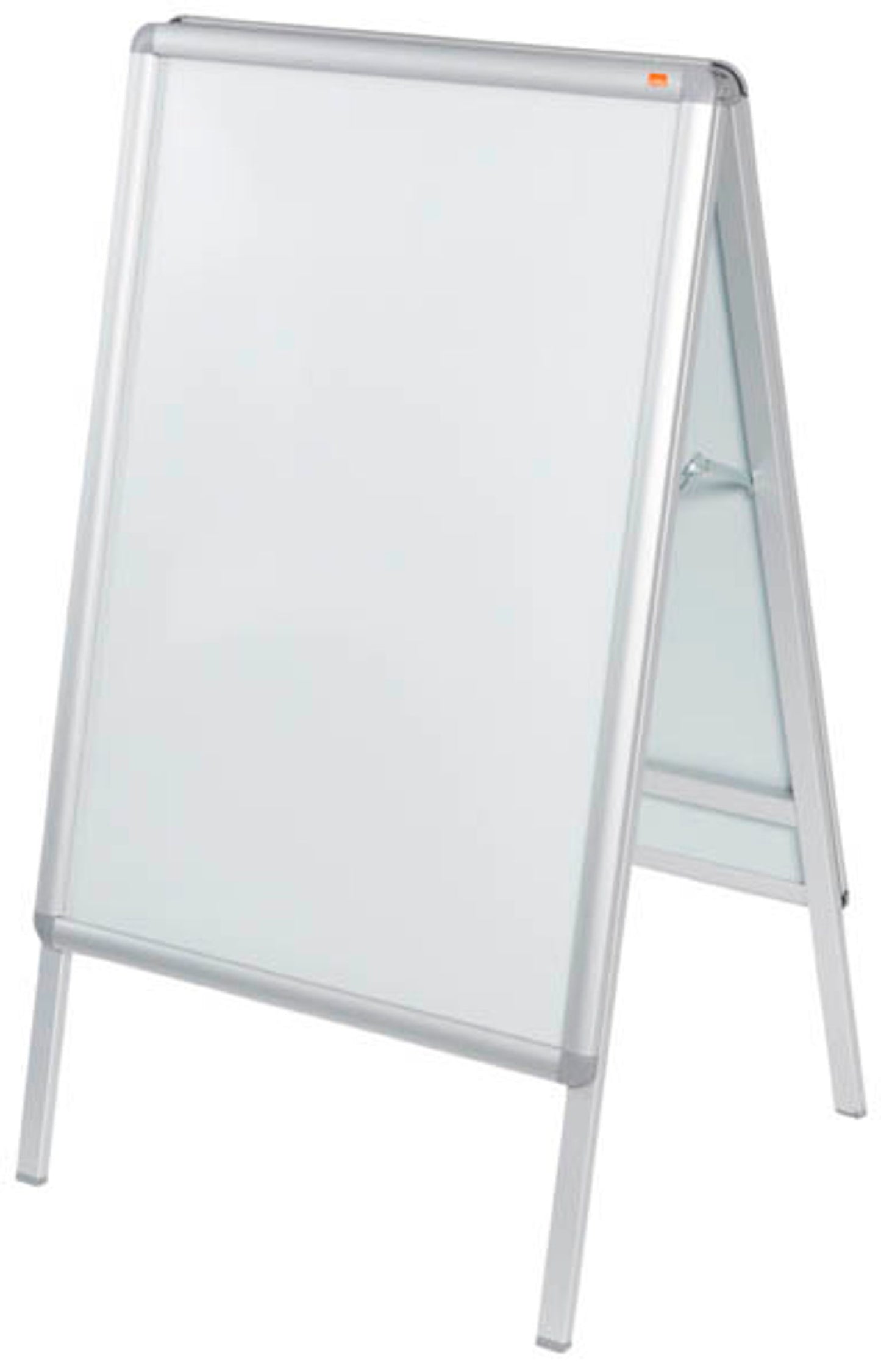 nobo Kundenstopper silber 2 Fächer
