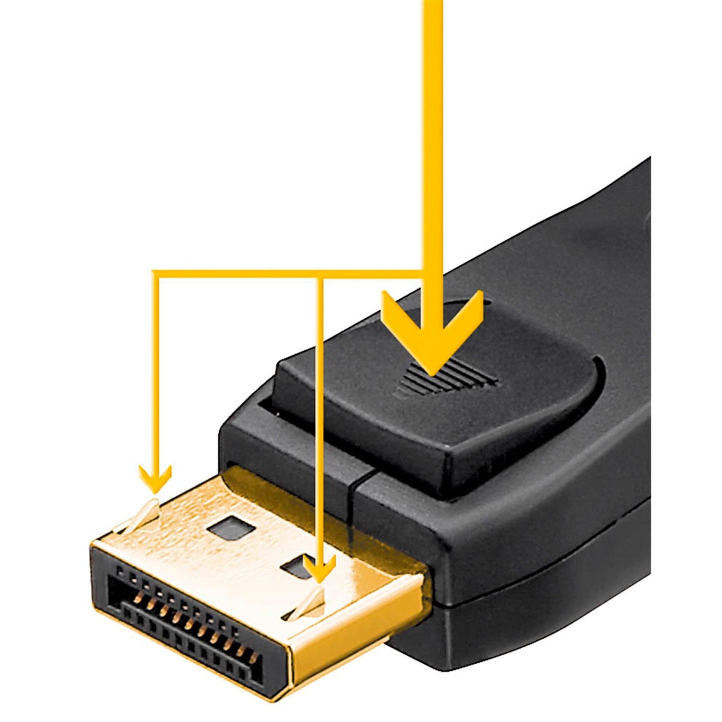 goobay DisplayPort Kabel 1.4 5,0 m schwarz | 64800