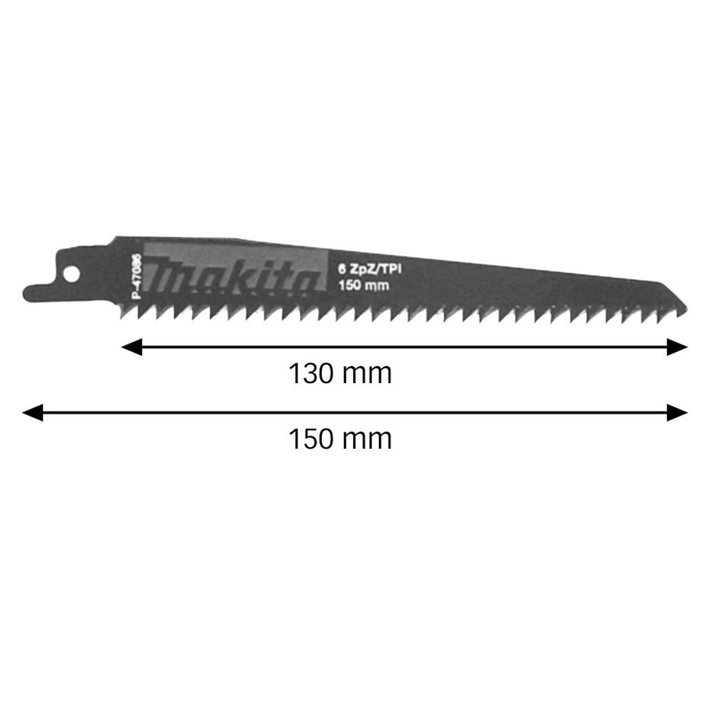 makita Säbelsägeblätter | P-47086 | 1 Pack = 5 St.