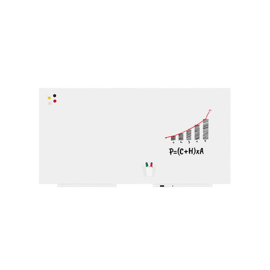 rocada Whiteboard Duo Skin WB 200,0 x 100,0 cm weiß Stahl | R642602