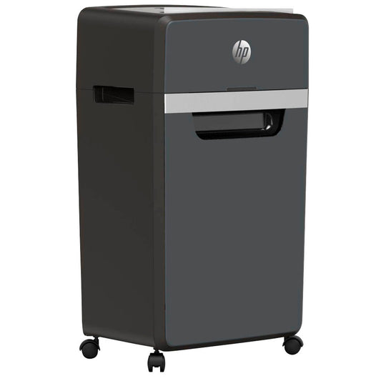 HP Pro Shredder 16MC Aktenvernichter mit Partikelschnitt P-5, 2 x 15 mm, bis , schwarz | 2816