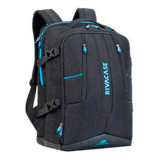RIVACASE Laptop-Rucksack Borneo 7860 Kunstfaser schwarz bis 44,0 cm (17,3 Zoll) | 7860 BLACK
