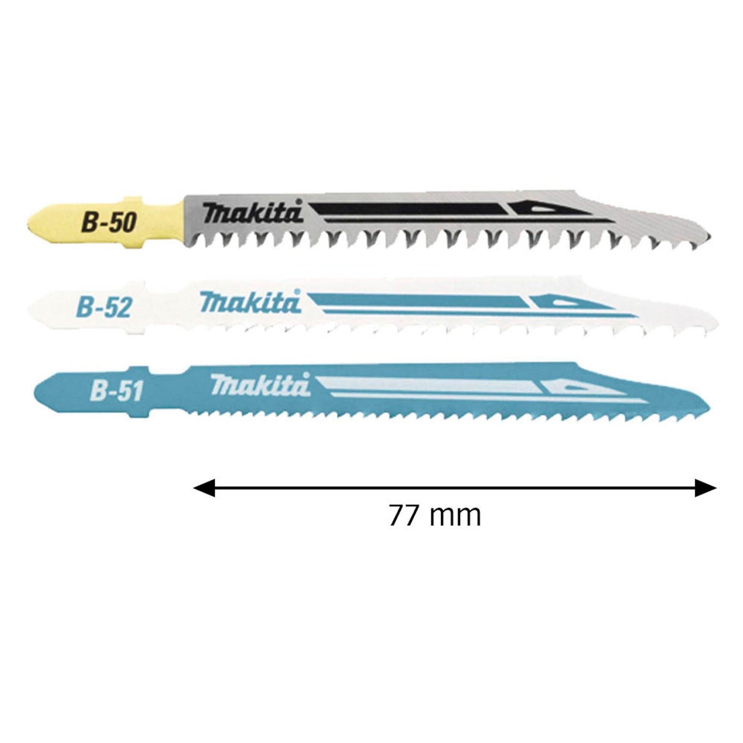 makita Stichsägeblätter-Set 3-teilig | B-06292
