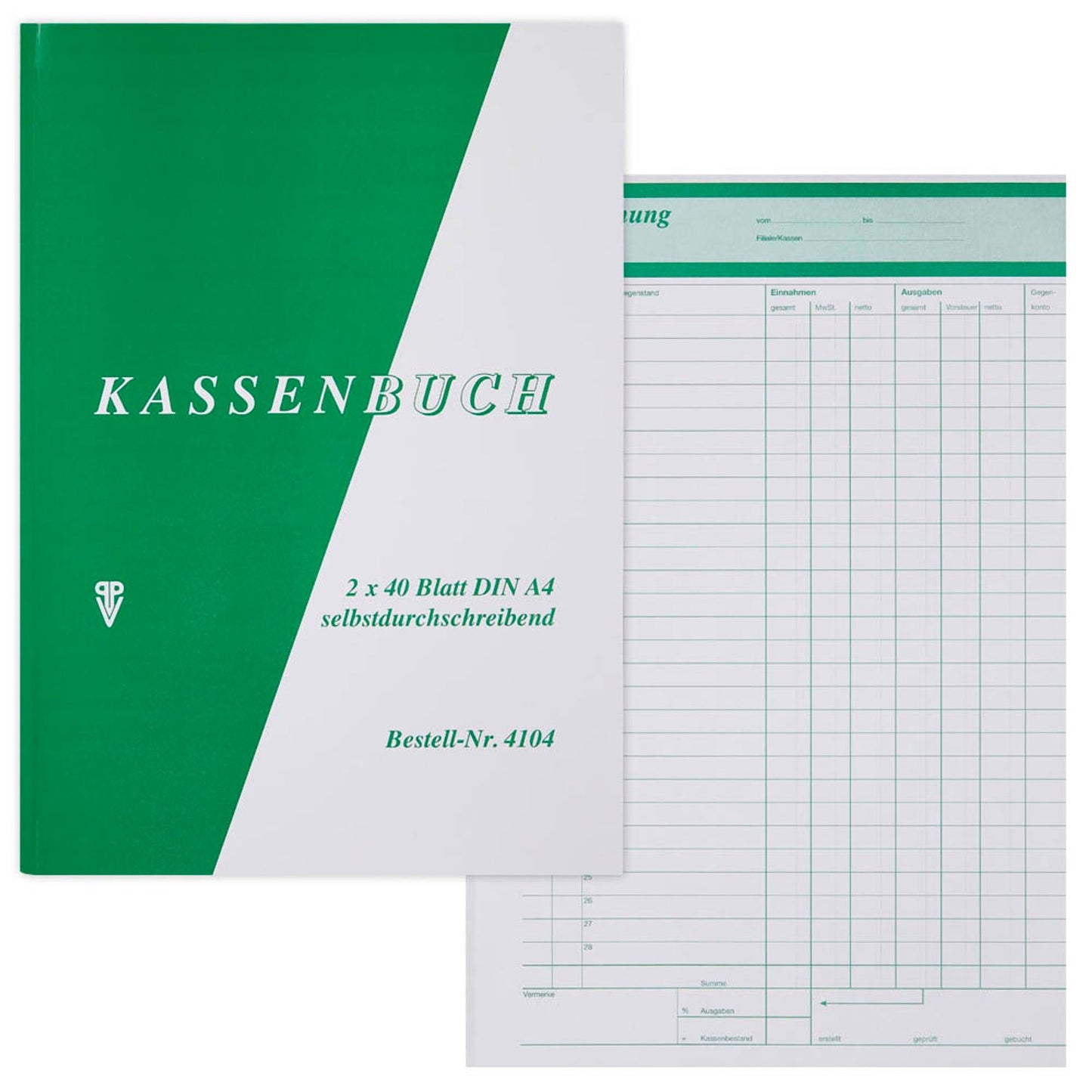 neutral Kassenabrechnung Formularbuch | 4104