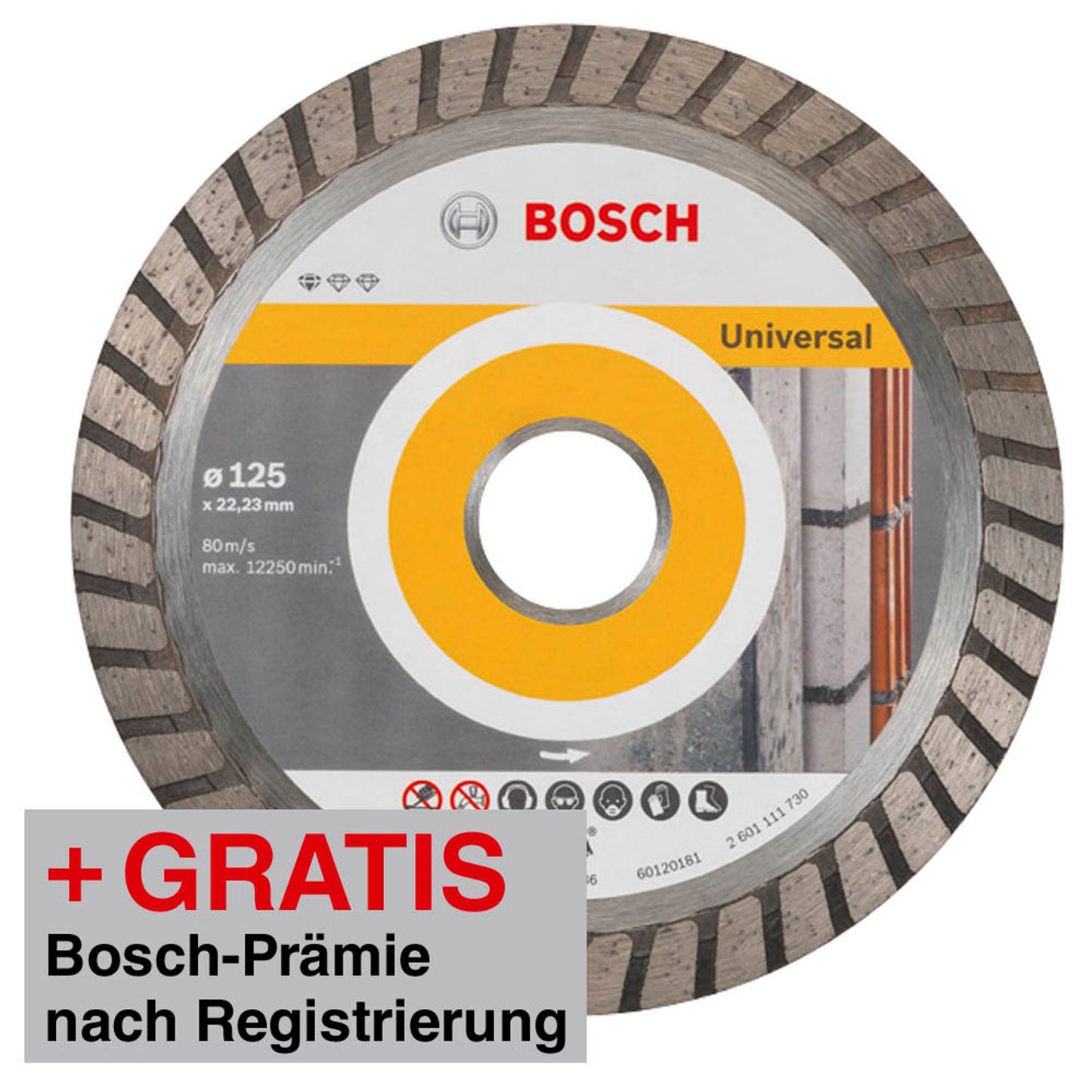 BOSCH Diamant-Trennscheibe Standard for Universal Turbo