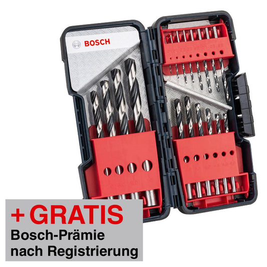 BOSCH PointTeQ Metallbohrer-Set, 18-teilig | 2608577350