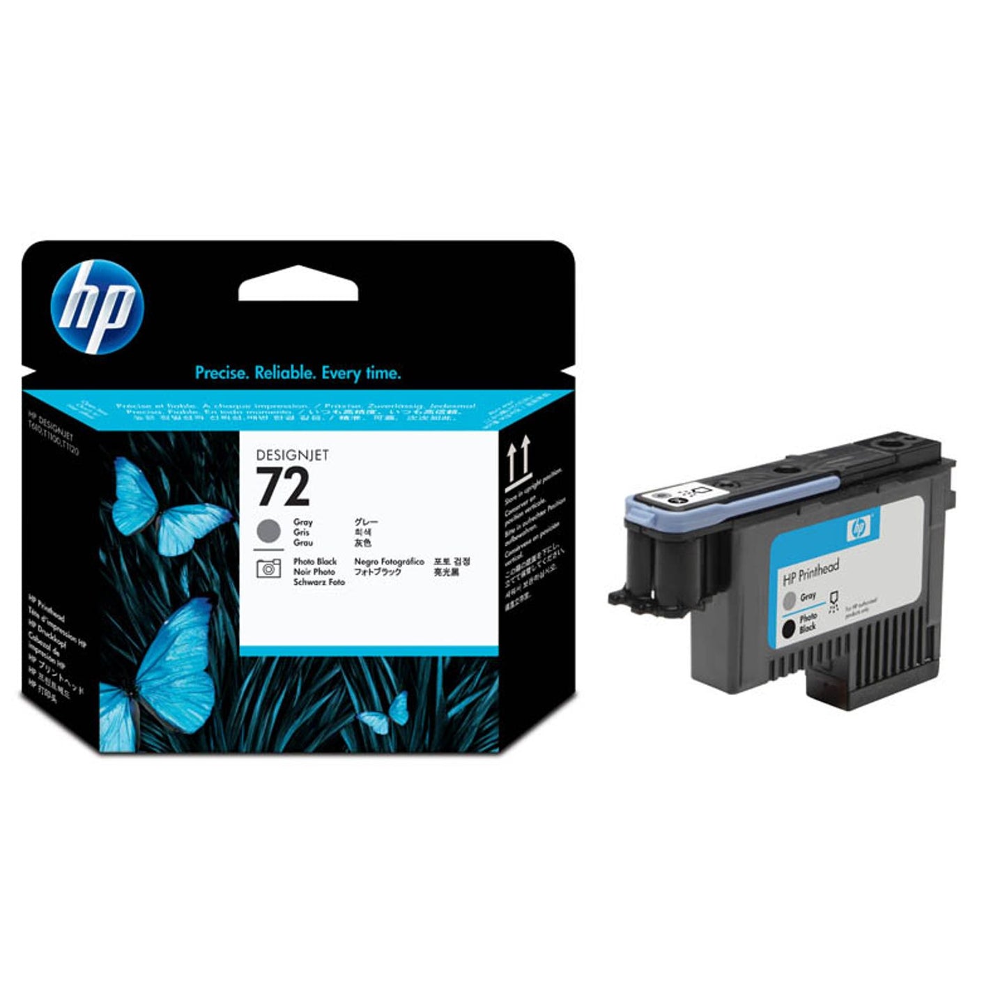 HP 72 () Foto schwarz, grau Druckkopf | C9380A